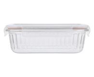 Altom Fresh Relief pojemnik z pok. prostokątny 1l 20x15x7cm taupe - 1580553 - zdjęcie 2
